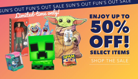 Up to 50% off select items for a limited time!